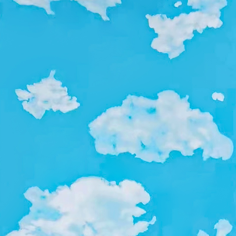 Sky a Cloud obyčejná fólie s horkou razbou